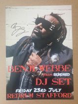 Benji Webbe - Signed A3 Poster