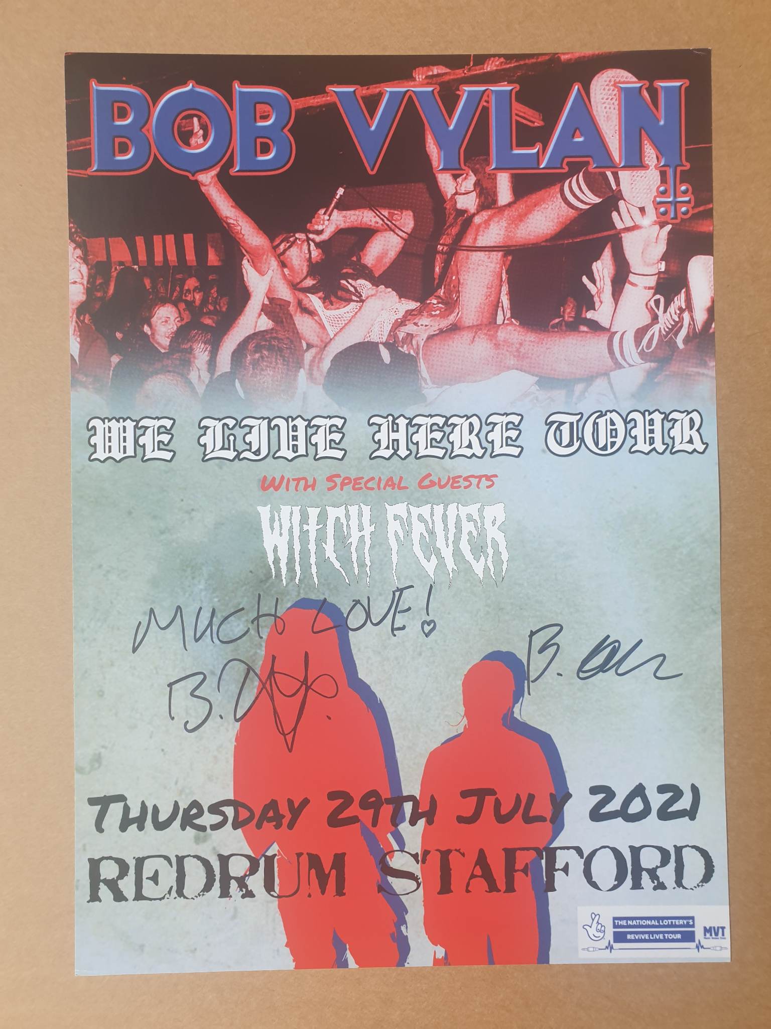 Bob Vylan - Signed A3 Poster